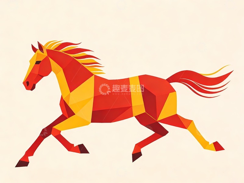 高清大图下载【趣麦麦图】2026马年马素材