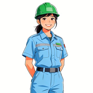 一名女加油工人