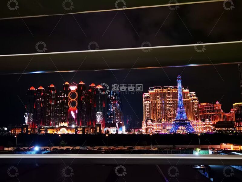 高清大图下载【趣麦麦图】-城市夜景灯光建筑摄影
