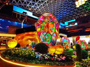 璀璨灯光节日装饰