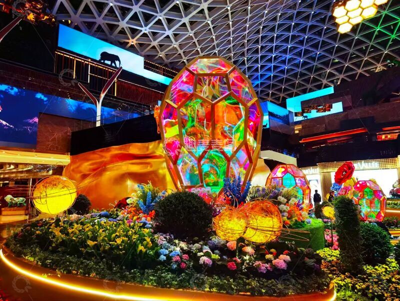 高清大图下载【趣麦麦图】璀璨灯光节日装饰