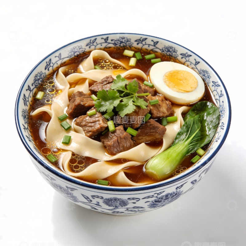 高清大图下载【趣麦麦图】一碗刀削面美食摄影图片