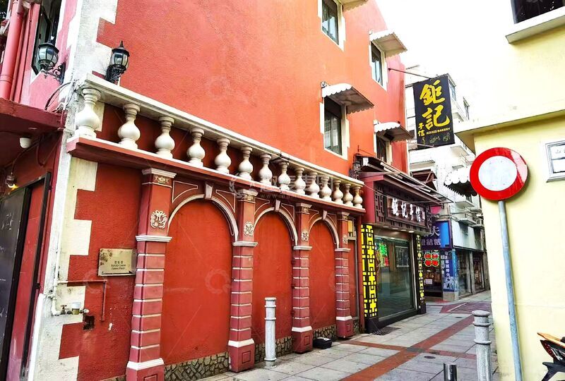 高清大图下载【趣麦麦图】复古街景红砖建筑