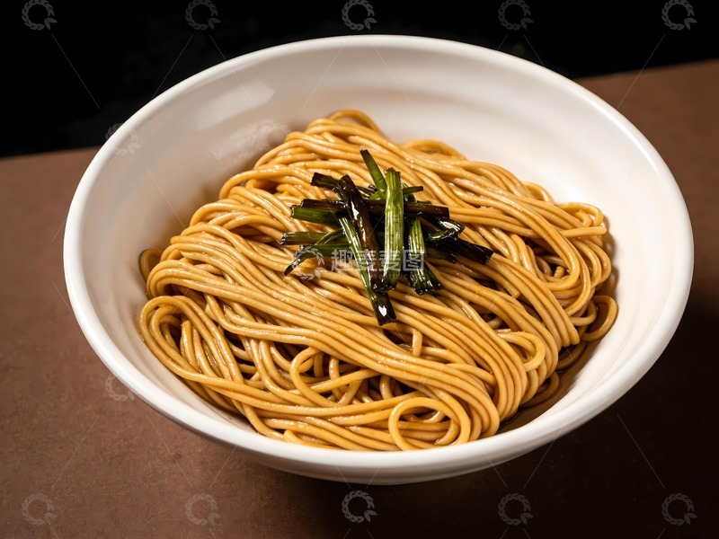 高清大图下载【趣麦麦图】葱油拌面葱油面