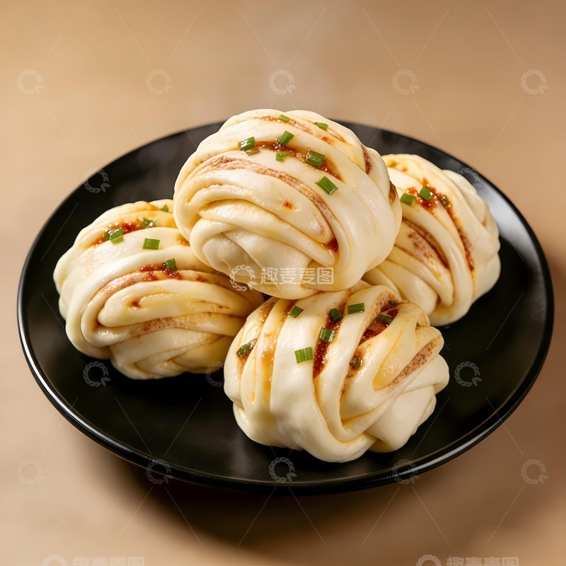 高清大图下载【趣麦麦图】美味花卷图片