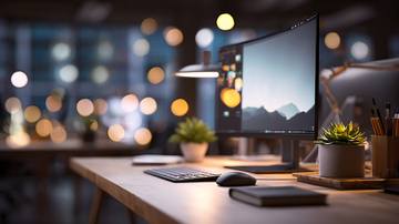 现代办公桌景观