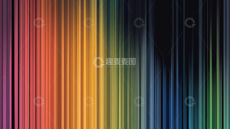 高清大图下载【趣麦麦图】彩色条纹抽象艺术