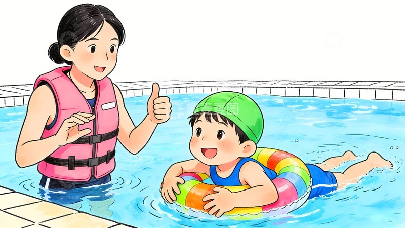 高清大图下载【趣麦麦图】游泳馆游泳培训