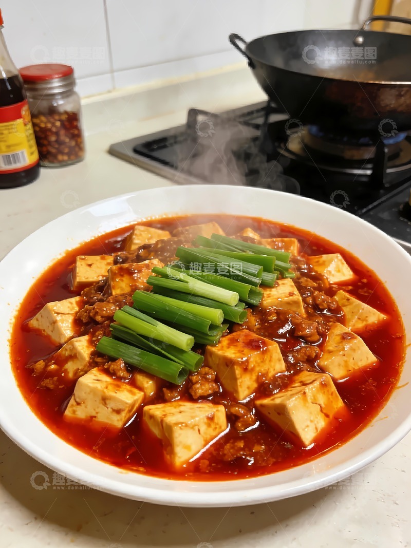 高清大图下载【趣麦麦图】麻婆豆腐家常菜