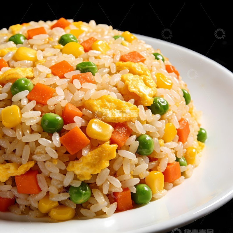 高清大图下载【趣麦麦图】-蛋炒饭扬州炒饭