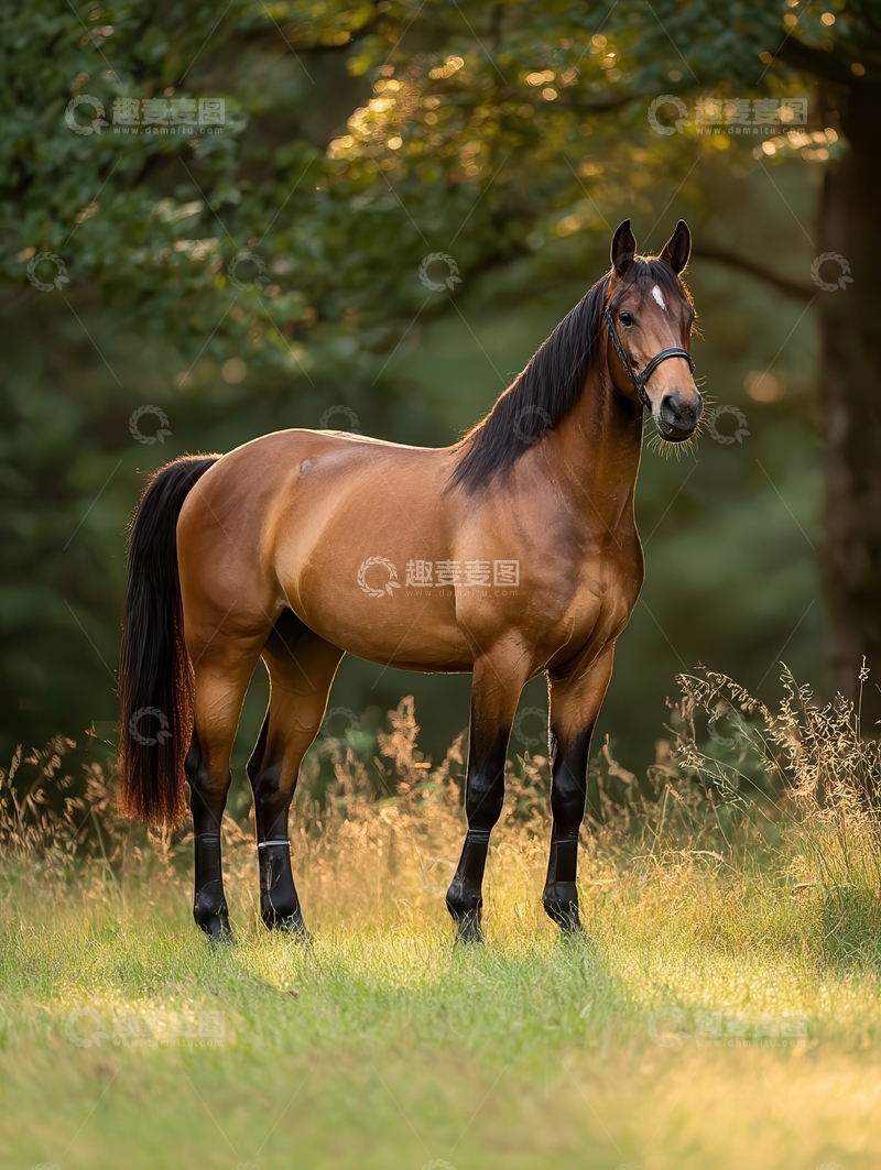 高清大图下载【趣麦麦图】霍士丹马  匀称  流畅       