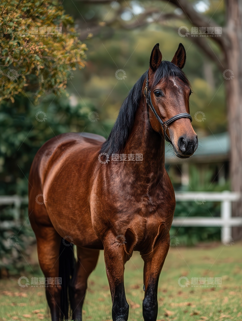 高清大图下载【趣麦麦图】霍士丹马  匀称  协调  