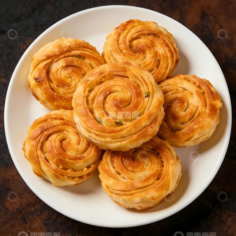高清大图下载【趣麦麦图】油饼烧饼油旋