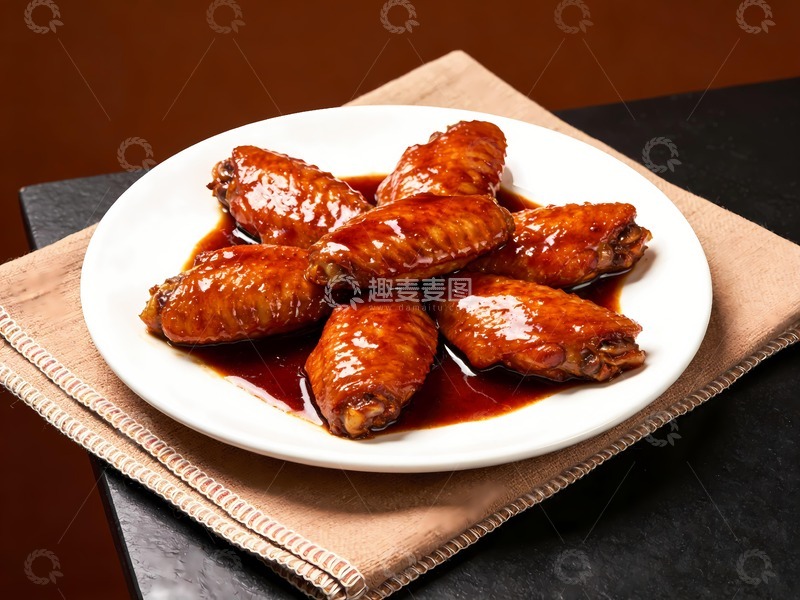 高清大图下载【趣麦麦图】可乐鸡翅摄影