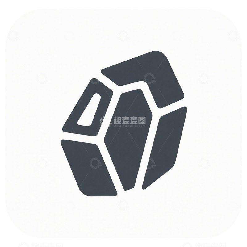 高清大图下载【趣麦麦图】立体几何图形图标设计元素