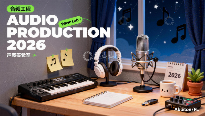 高清大图下载【趣麦麦图】2026 声波实验室的创作夜