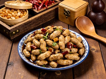 卤花生煮花生