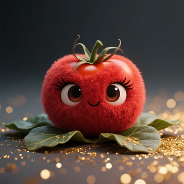 Q版卡通蔬菜系列之西红柿