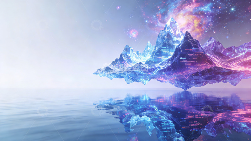 高清大图下载【趣麦麦图】梦幻山水星空视觉艺术