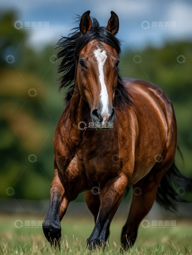 高清大图下载【趣麦麦图】纯血马  神骏  飙举 