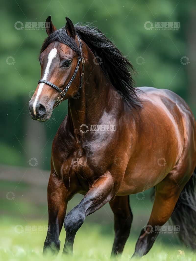 高清大图下载【趣麦麦图】纯血马  神骏 绝尘