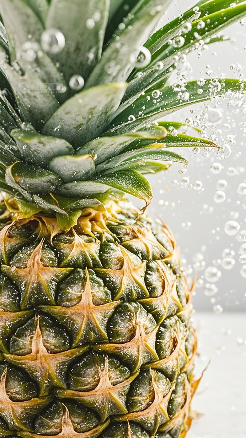 高清大图下载【趣麦麦图】清新菠萝特写摄影