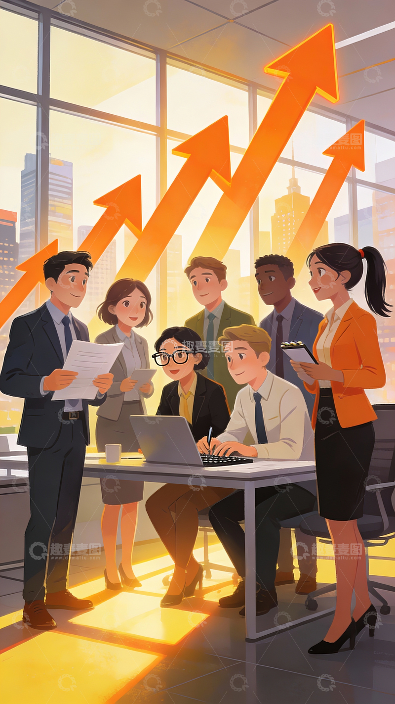 源文件下载【趣麦麦图】充满活力的职场人物群像3