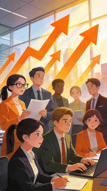 充满活力的职场人物群像4