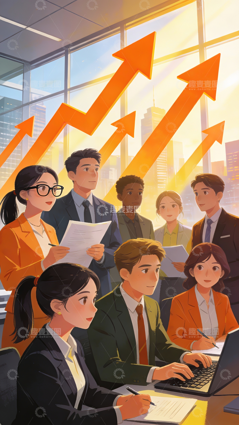 源文件下载【趣麦麦图】充满活力的职场人物群像4