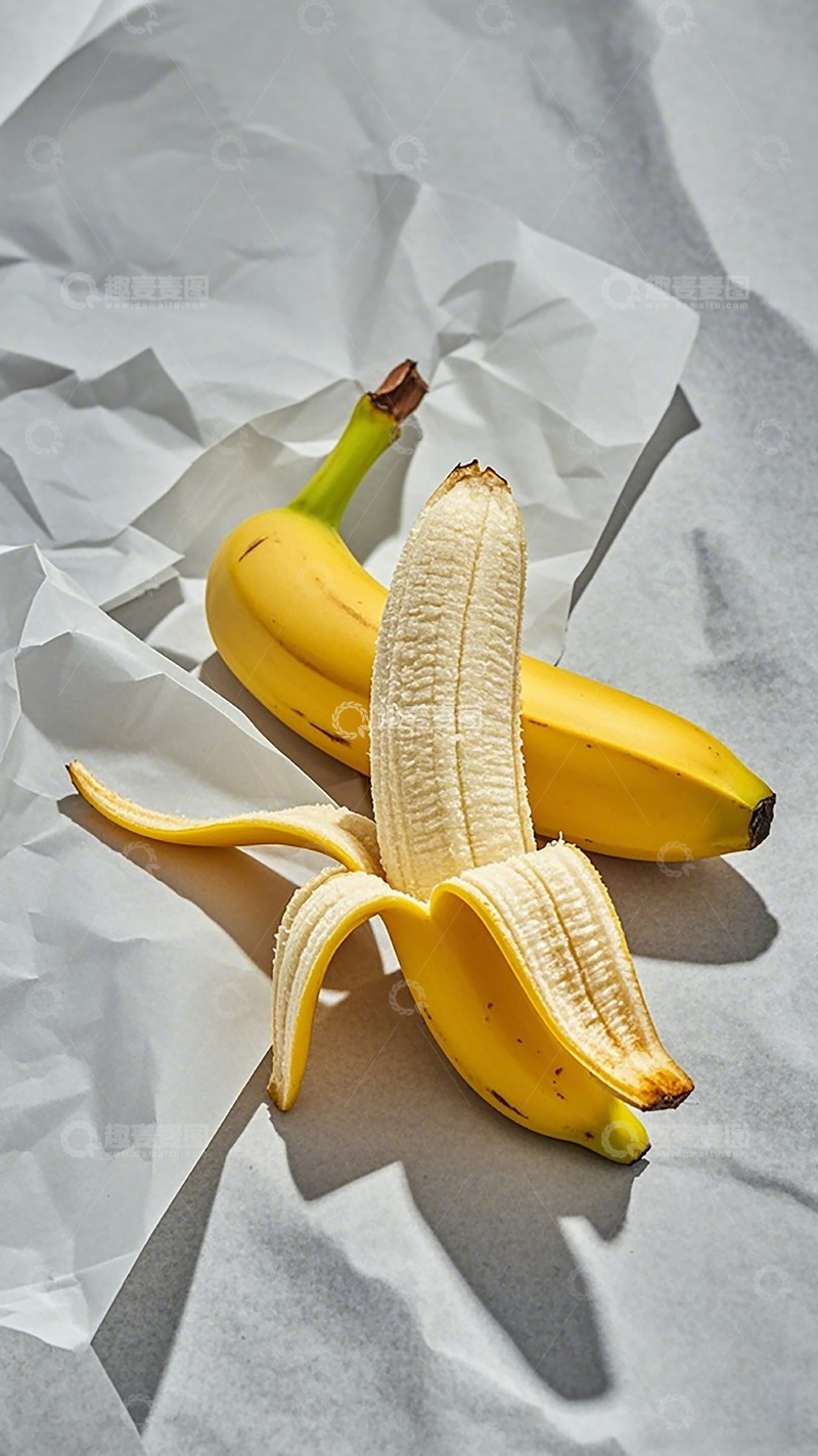 高清大图下载【趣麦麦图】简约香蕉静物摄影