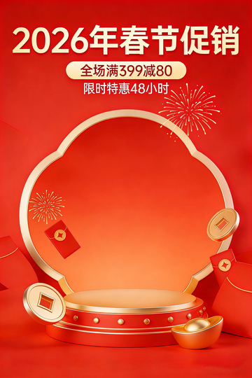 新年促销海报