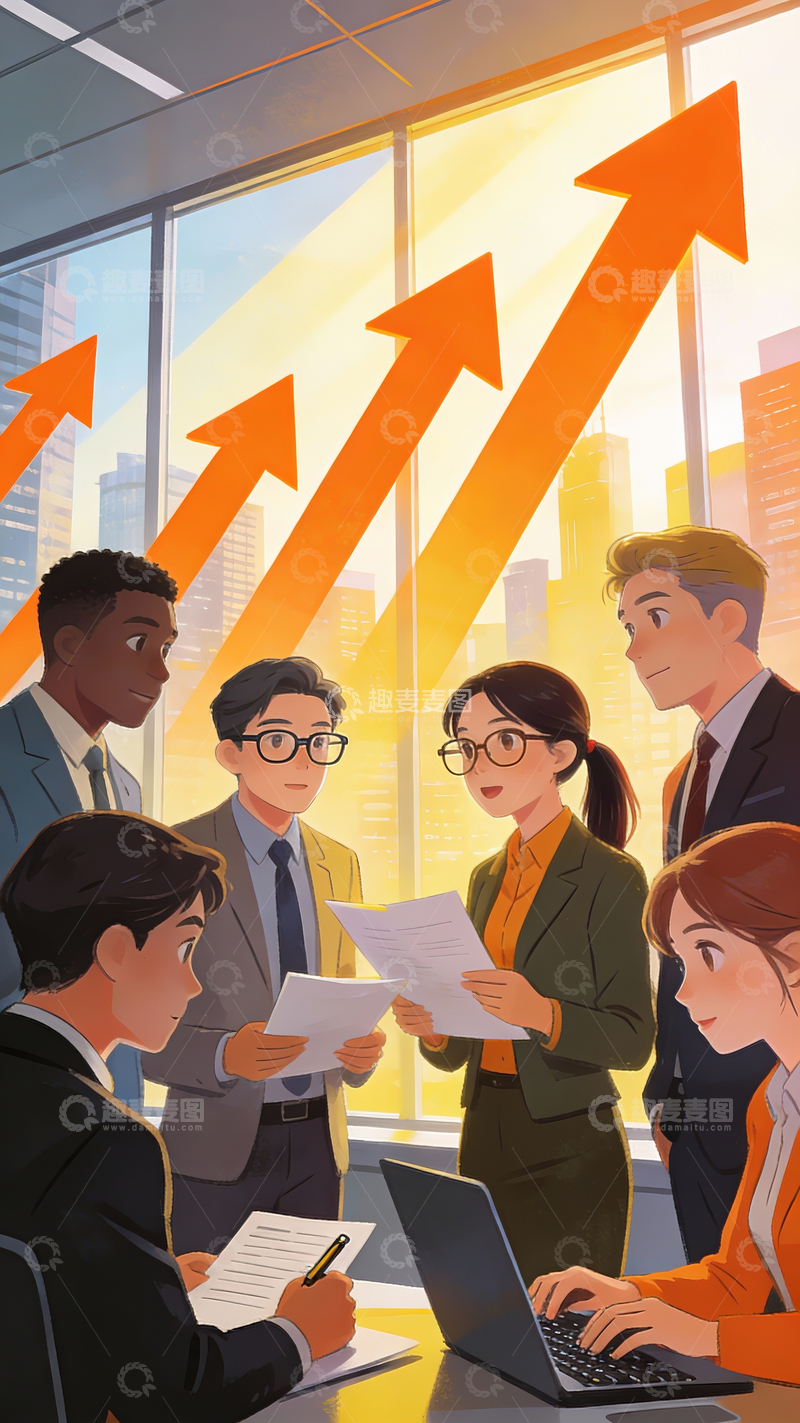 源文件下载【趣麦麦图】充满活力的职场人物群像2