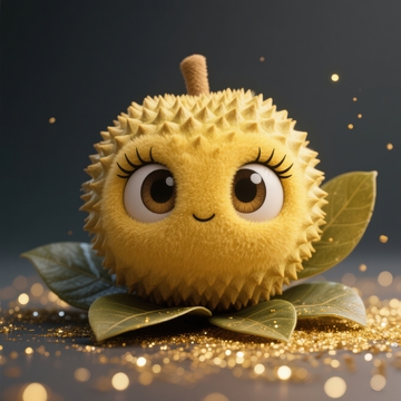 Q版水果系列-榴莲