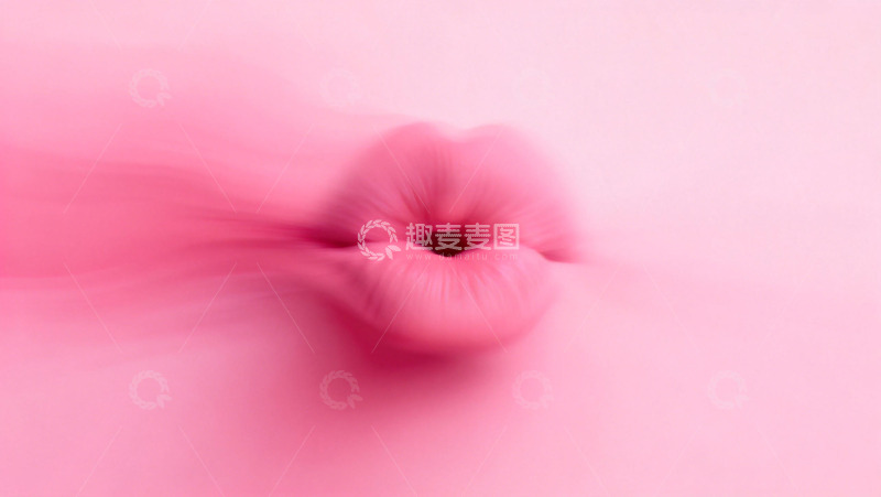 高清大图下载【趣麦麦图】粉嫩嘴唇创意摄影