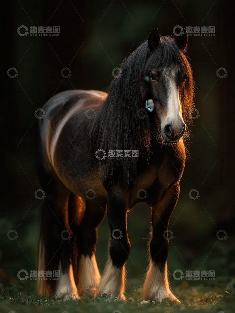 高清大图下载【趣麦麦图】-德保矮马  玲珑 矮壮 