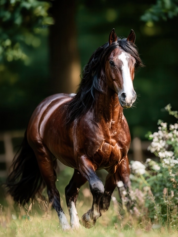 德保矮马  玲珑 团胖    