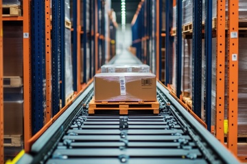 工厂里的传送带