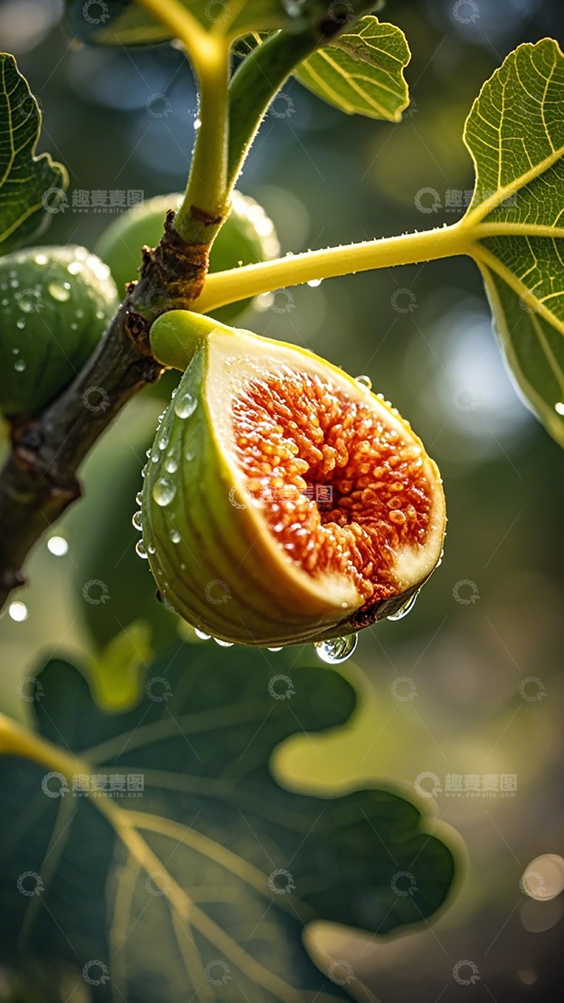 高清大图下载【趣麦麦图】清新无花果特写摄影