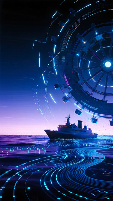 科幻海战飞船场景