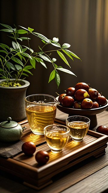 雅趣茶席果子茶具