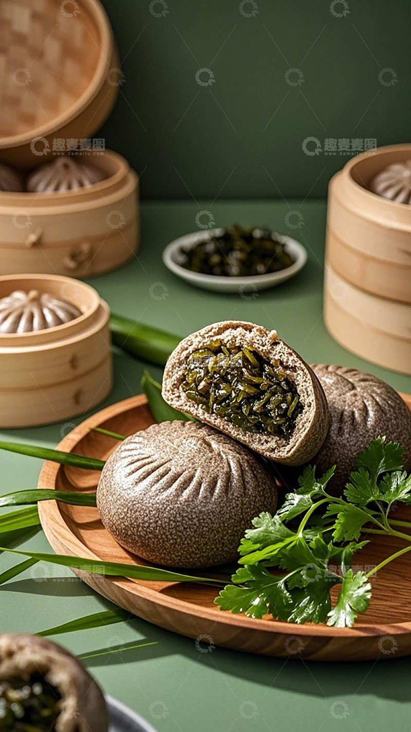 高清大图下载【趣麦麦图】蒸笼点心美食摄影