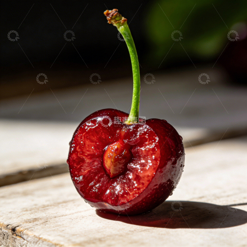 高清大图下载【趣麦麦图】樱桃特写美食摄影