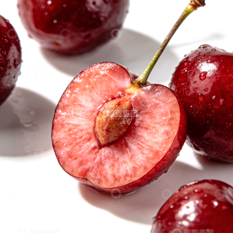 高清大图下载【趣麦麦图】樱桃特写新鲜水果