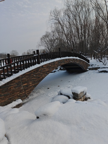 冬日石桥雪景1234