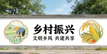 乡村振兴墙绘宣传
