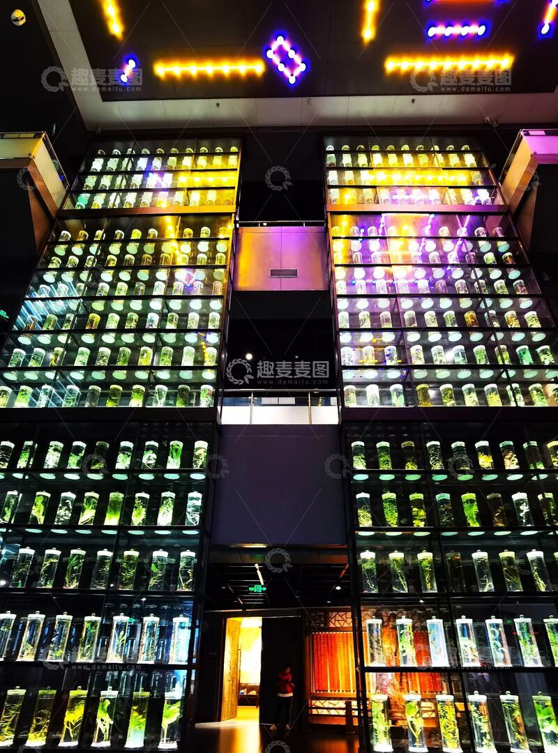 高清大图下载【趣麦麦图】-科技感商品展示架