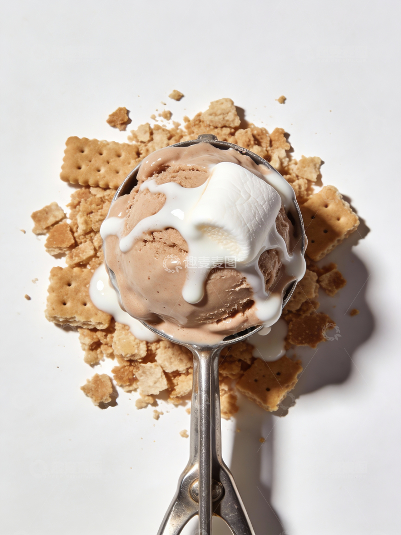 源文件下载【趣麦麦图】一个香草冰淇淋球2