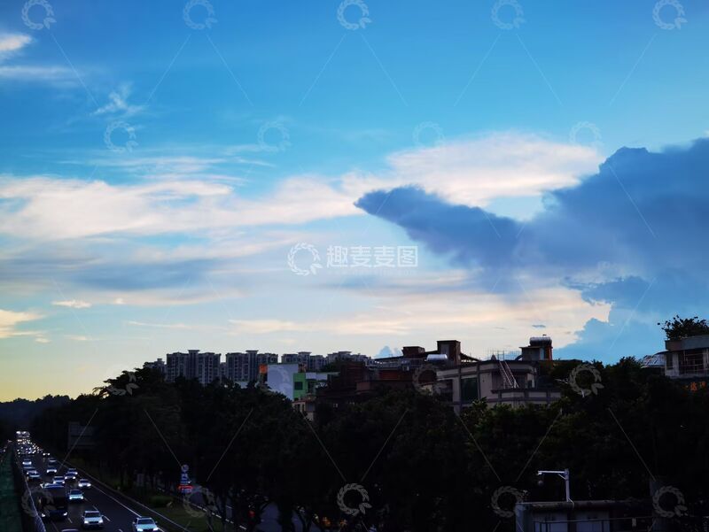 高清大图下载【趣麦麦图】城市黄昏景观摄影作品