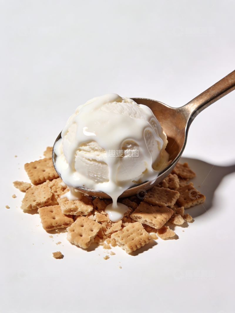 源文件下载【趣麦麦图】一个香草冰淇淋球3