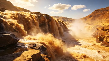 壶口瀑布壮观风景